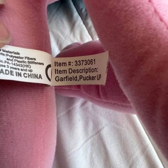 Vintage Garfield Pucker Up Plush Stuffed Animal Date Night Anniversary Gift - Picture 9 of 10